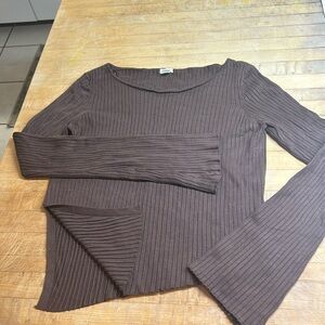 Brown garage long sleeve